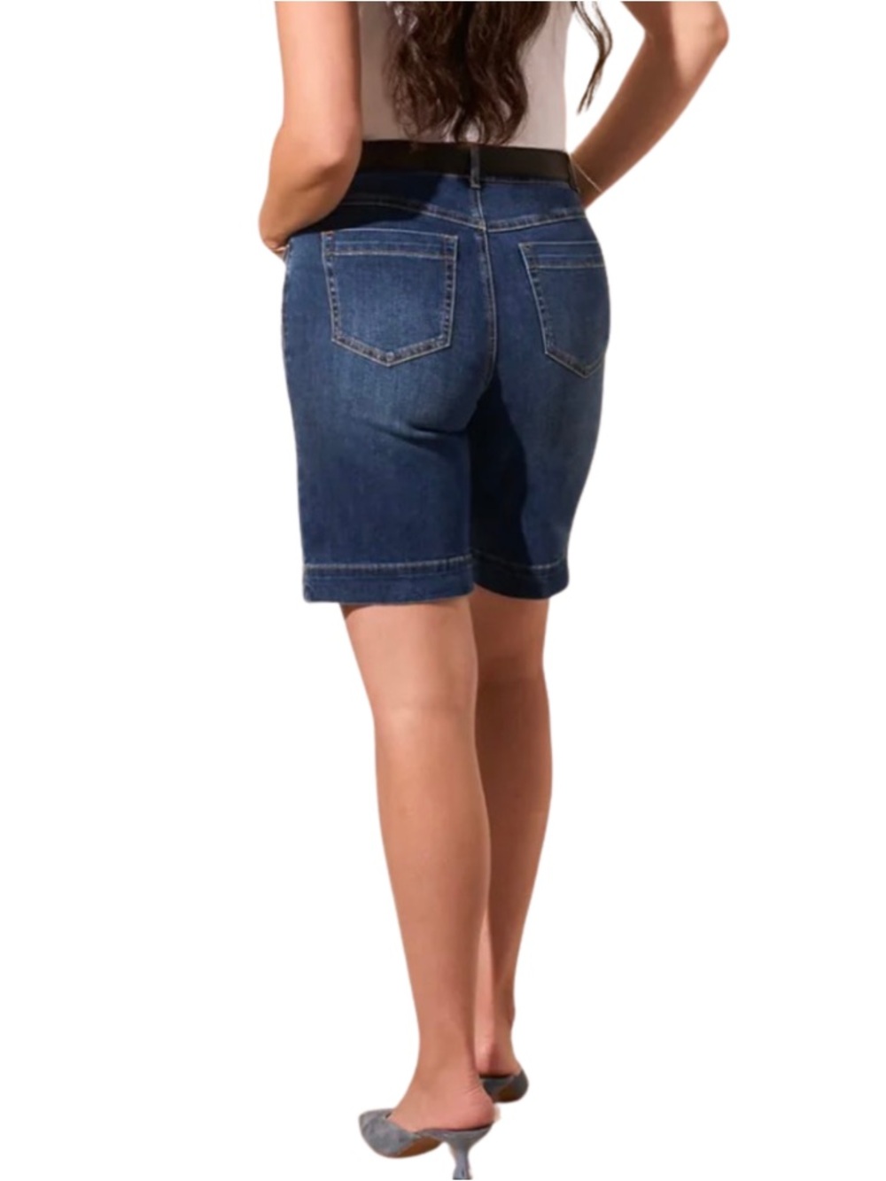 Tribal Jeans Audrey Bermuda Shorts NWT Size 4 - Picture 4 of 5